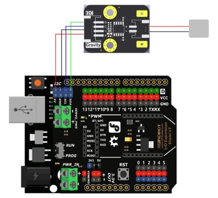 DFRobot Gravity LRA Haptic Motor Driver Module